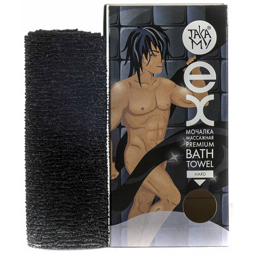 Японская мочалка массажная мужская Satico TAKAMY EX PREMIUM BATH TOWEL MEN 820₽
