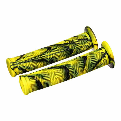 фото Грипсы dream bike sz-076h 138мм с фланцами yellow/black