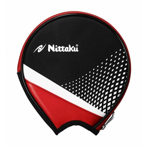 Чехoл Nittaku STREAM ROUND красный набор для пляжного тенниса btr 160 2 ракетки 1 мяч и чехол sandever х decathlon