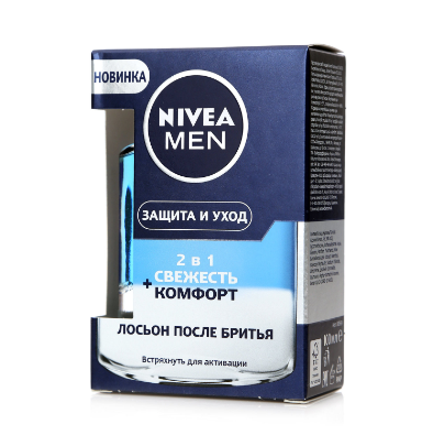 Увлажняющий лосьон после бритья Nivea Men Защита и уход, 100 мл - фото №20