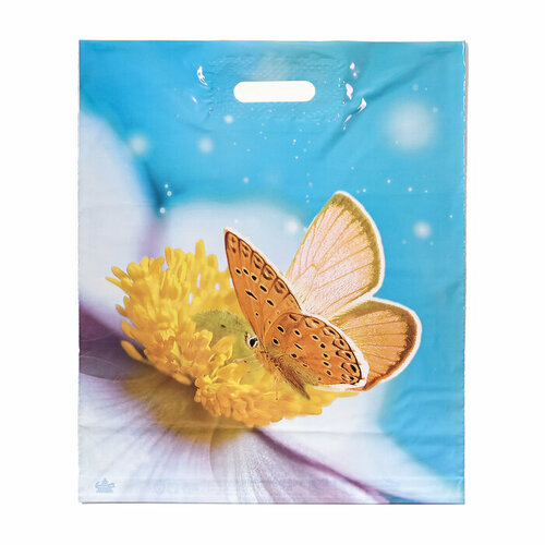 Пакет Мгновения полиэтиленовый с вырубной ручкой 3745 см 60 мкм 50шт 1877₽