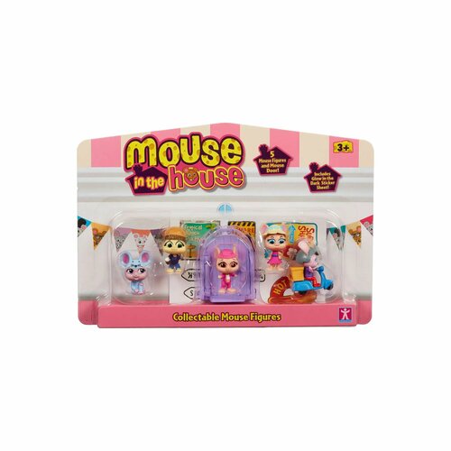 Набор игровой Mouse in the House Милли и мышки Розовый 5в1 41726 4139₽