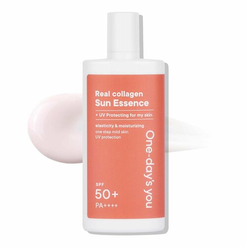 ONE-DAYS YOU Солнцезащитная эссенция для лица Real Collagen Sun Essence SPF50+