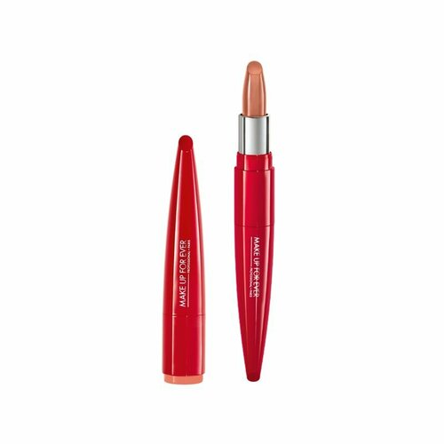 MAKE UP FOR EVER Помада для губ Rouge Artist Shine On (130 Jubilant Caramel) помада для губ make up for ever rouge artist 3 2 мл