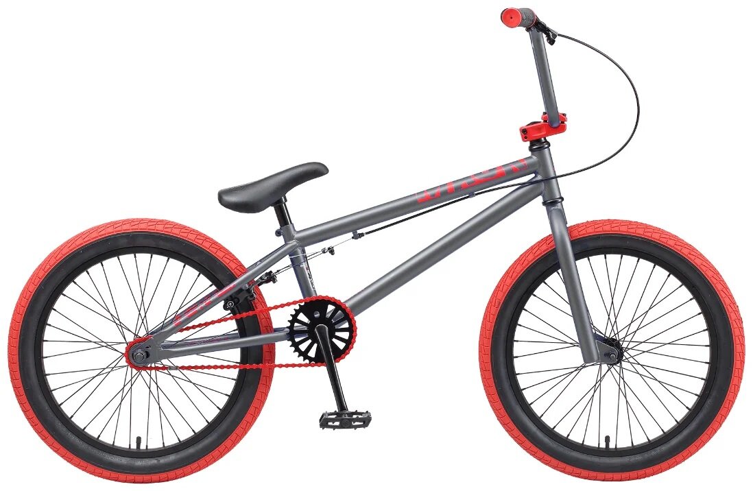 Велосипед BMX TechTeam Mack (2020) Графитовый, рама: 21"