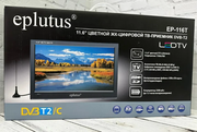Телевизор с цифровым тюнером DVB-T2 11.6" Eplutus EP-116Т