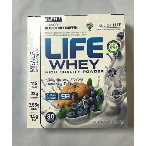 Whey Protein(908гр)Tree of Life blueberry muffin whey protein 1800 гр tree of life hot chocolate