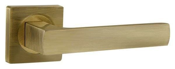 фото Ручка раздельная Ajax (Аякс) ERGO JK ABG-6 зелёная бронза / Ручки для межкомнатных дверей