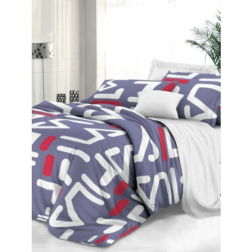 Постельное белье art cotton 0 фиолетовый, белый