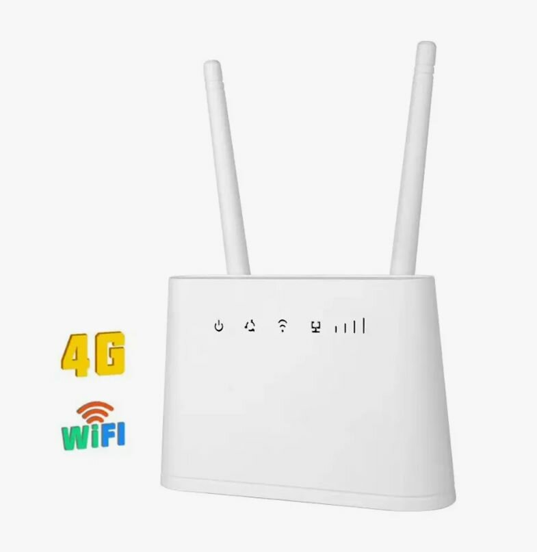 Роутер CPE-01, Wi-Fi, 3G 4G LTE, SIM карта, белый