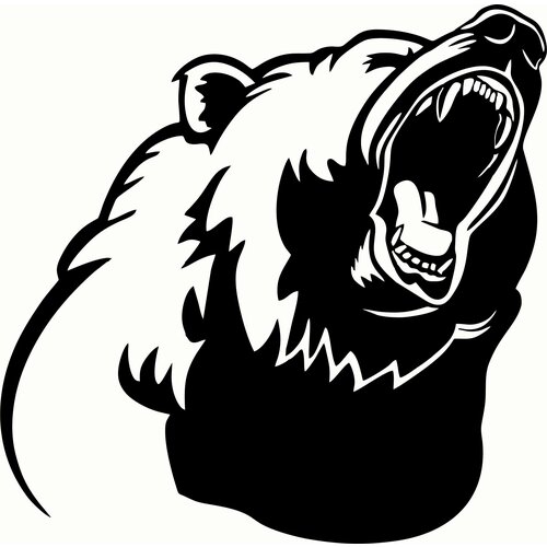 Наклейка Медведь