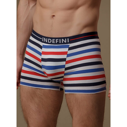 фото Трусы indefini, размер l, красный, белый, голубой, синий, мультиколор