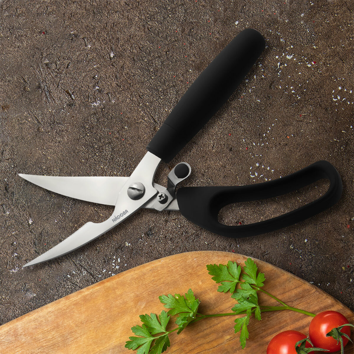 Ножницы многофункциональные Nadoba Borga для кухни 23 см - фото №5
