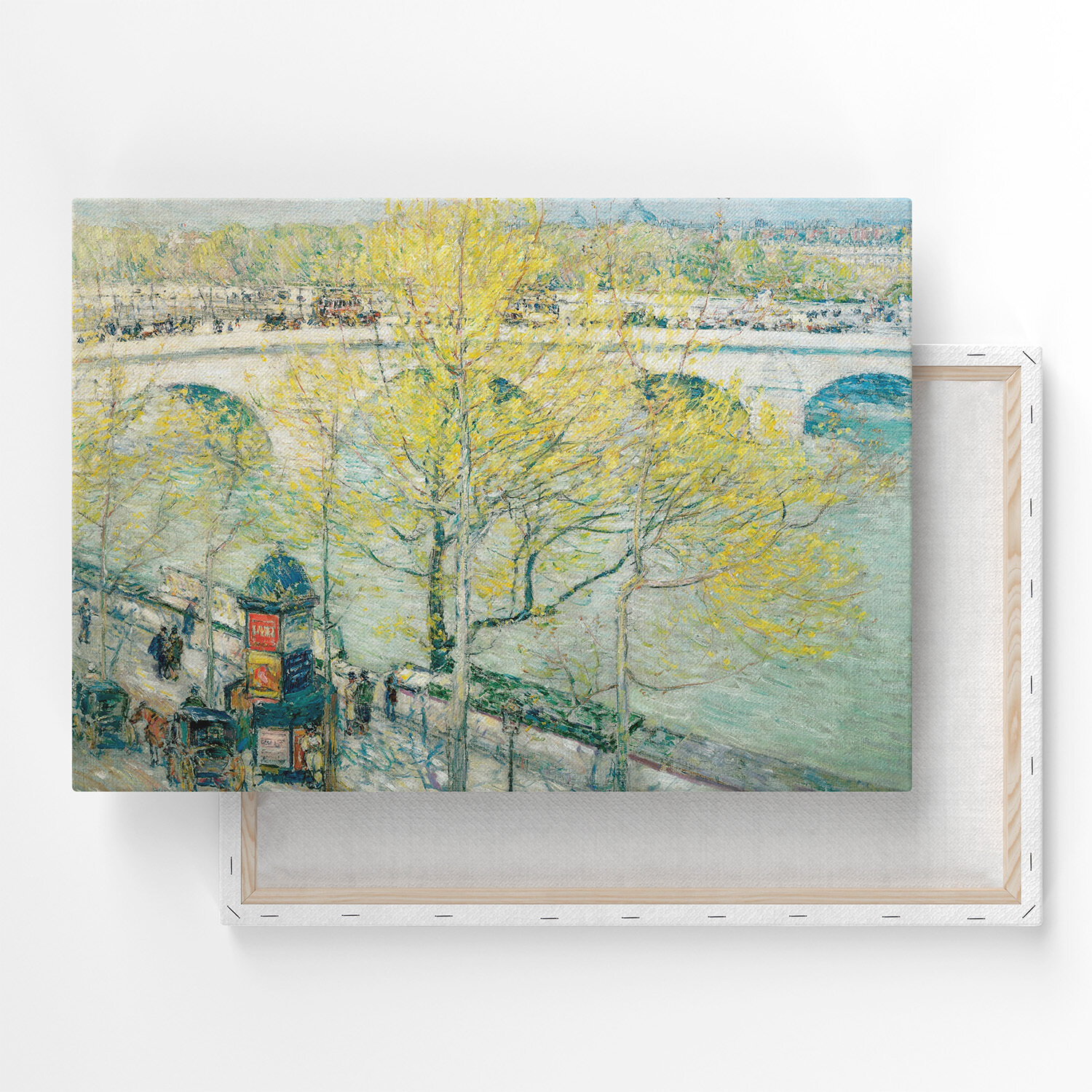 Картина на холсте, репродукция / Чайльд Гассам - Pont Royal, Paris / Размер 30 x 40 см