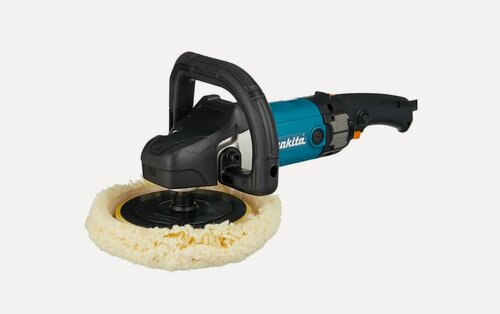 Изображение товара Полировальная машина Makita 9237CB, мощность 1200Вт, коробка, антивибрационная, плавный пуск