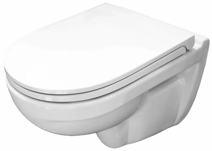 Унитаз подвесной Sanita Lux Best WC. WH/Best/DM/WHT. G/S1 с сиденьем микролифт белый