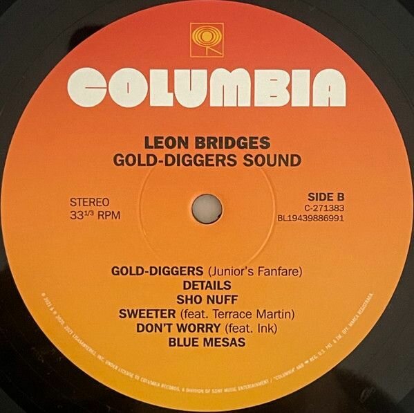 Leon Bridges Leon Bridges - Gold-diggers Sound Sony Music - фото №3