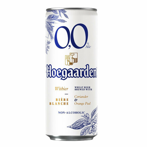 Пиво безалкогольное Hoegaarden нефильтр. 0,33л ж/б. шт