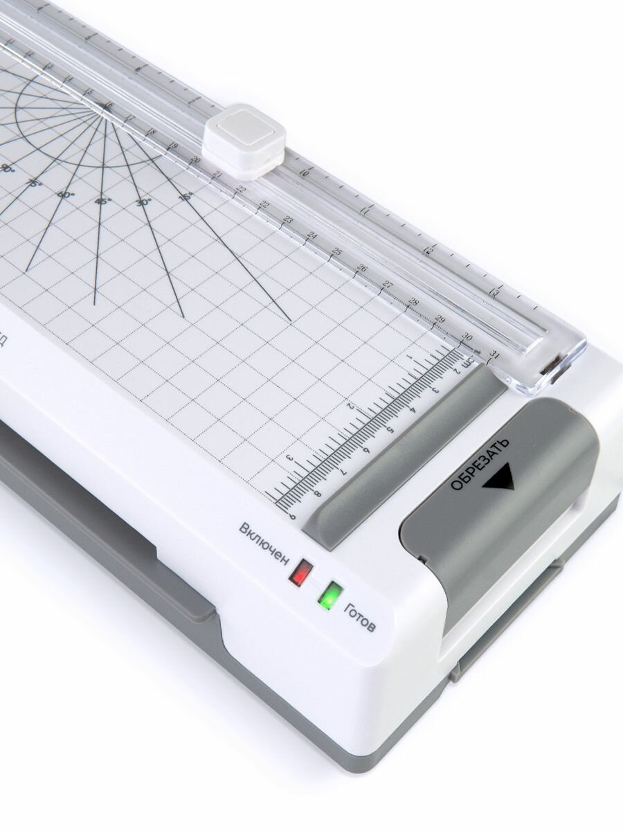 Ламинатор ГЕЛЕОС ЛМА4М многофункциональный, А4, 2х125 (пленка 60-125мкм), 350 мм/мин, 2 вала, пласт. корпус, мах толщина 0,6мм, разжим ва - фото №14