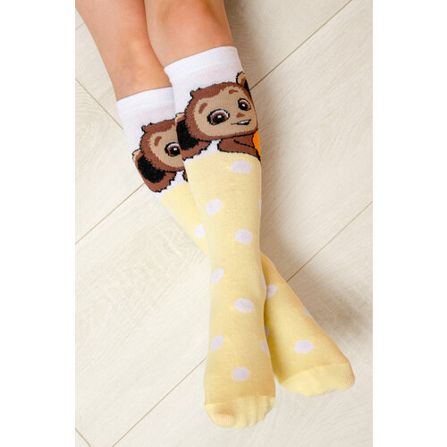 фото Гольфы berchelli размер 32/34, белый, желтый