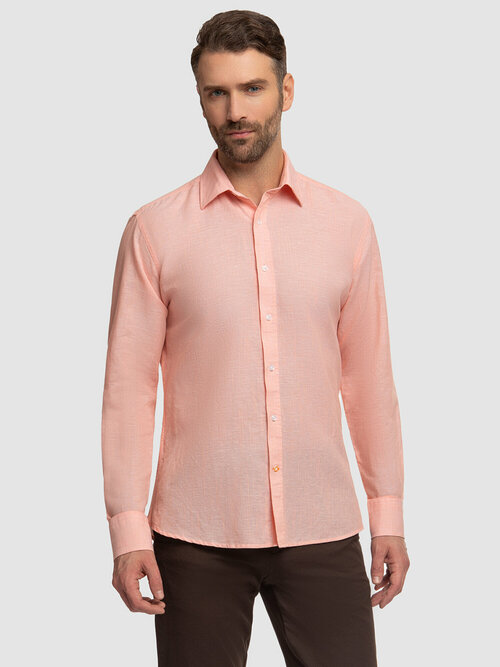 Рубашка KANZLER, размер 42, коралловый