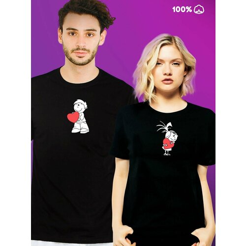 фото Футболка, размер 3xl (муж), черный styleprint