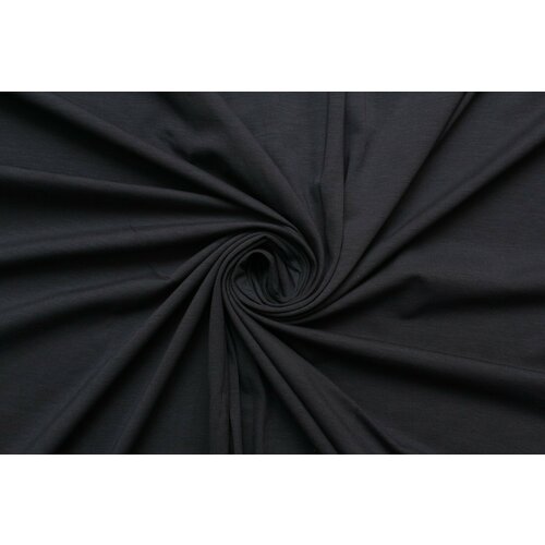 Ткань Трикотаж-стрейч серый, очень тёмный, ш138см, 0,5 м