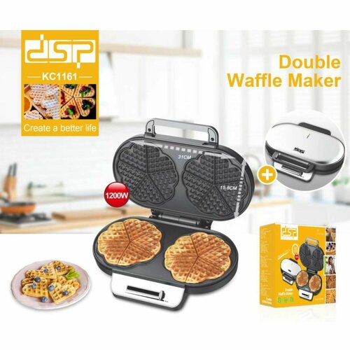 DSP Электрическая вафельница КС-1161 с регулировкой температуры для выпечки 399900₽