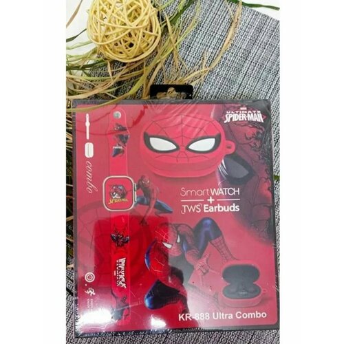 Смарт часы KR-888 ULTRA COMBO Человек-паук наушники 370000₽