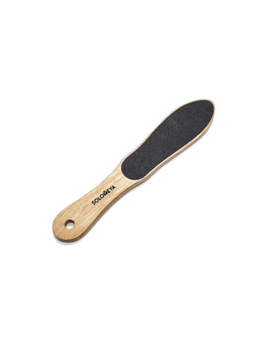 Solomeya Профессиональная деревянная педикюрная пилка в форме стопы/Professional Wooden Foot File "Foot shape" #80/150