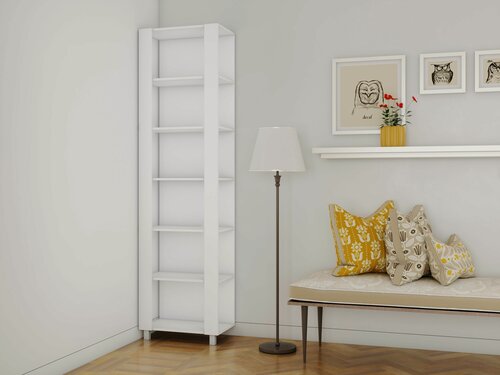 Изображение товара Стеллаж модульный Универсальный 35х44х220, Мебельная компания Е1, Белый