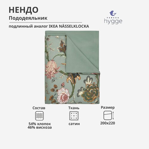 Пододеяльник нендоNASSELKLOCKA 200х220 от FERESA 3918₽