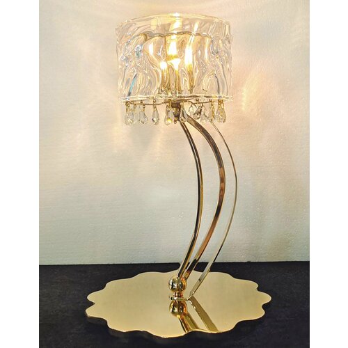 VANESSA Лампа настольная Notte Giorno Прозрачный кристалл Металл -Золото 30600₽