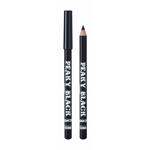 BEAUTY BOMB Карандаш для глаз деревянный Peaky Black 135 г 01 Черный 254₽