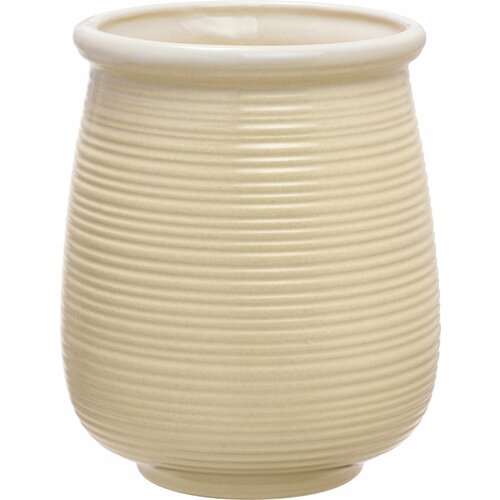 Горшок цветочный Венера 168 h18 см v27 л керамика слоновая кость 2135₽