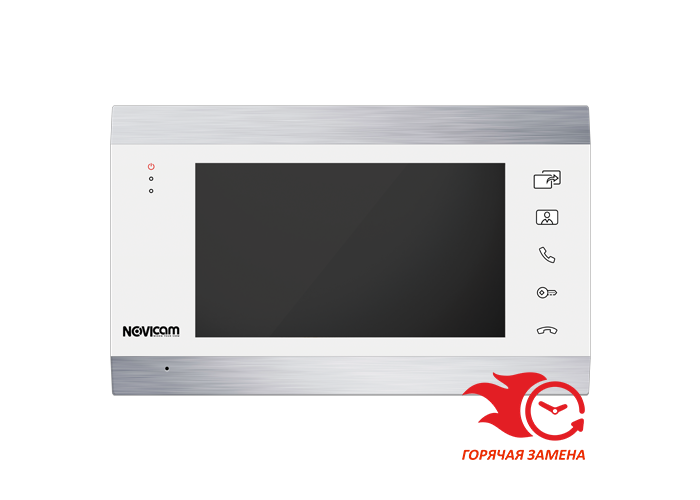 WHITE MAGIC 7С Novicam v.4776 - монитор аналогового видеодомофона; TN-TFT дисплей 7