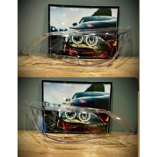 Стекла для фар BMW 5 E60 2002-2010 г. в. (комплект) бмв стекла фар е60 бмв