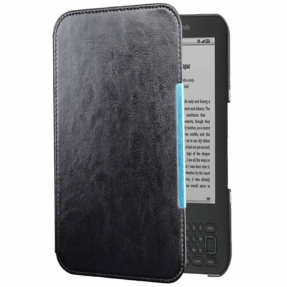 Кожаный чехол MyPads с откидной крышкой для электронной книги Kindle keyboard D00901 (3-го поколения)