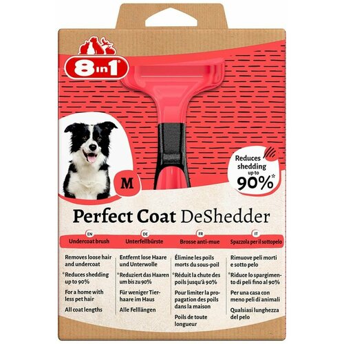 Дешеддер для собак 8 in 1 Perfect Coat M х3