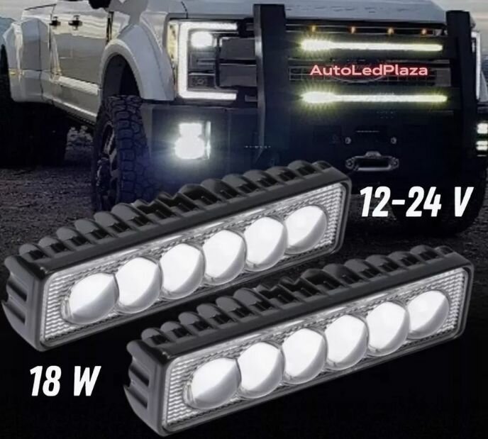 Светодиодные ПТФ для авто LED Противотуманная фара 18W