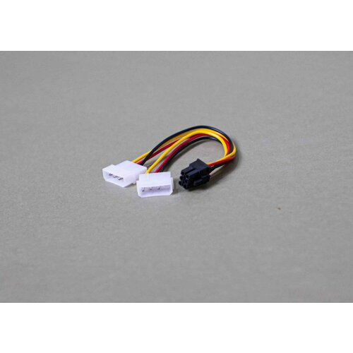 Переходник 6 pin PCI-E на x2 MOLEX