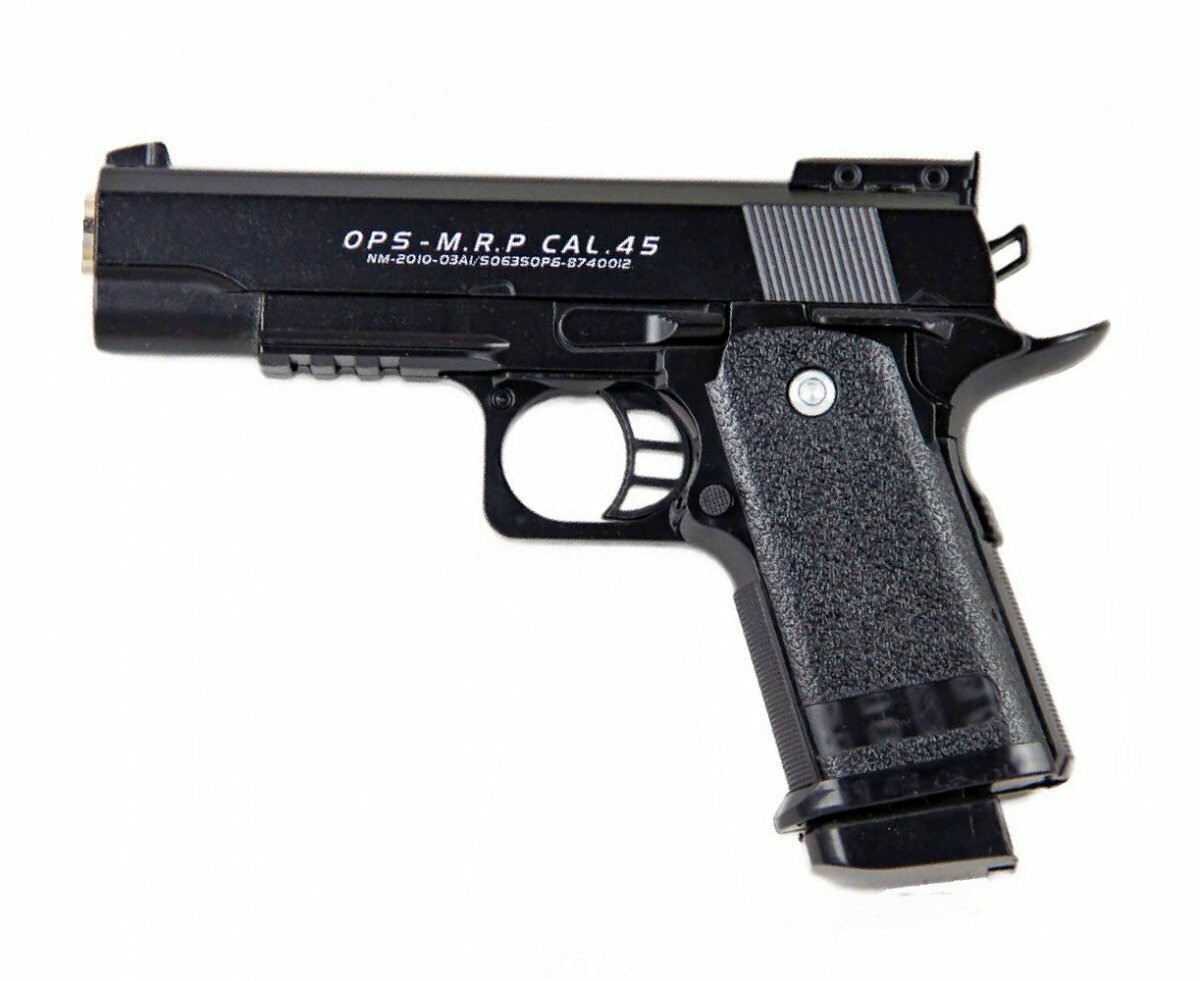Пистолет Colt Hi-Capa мини металл на пластиковых пульках 6мм
