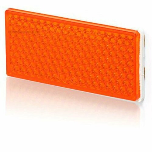 WAS 50P Светоотражатель прямоугольный 100х50 оранжевый самоклеющийся 1542₽