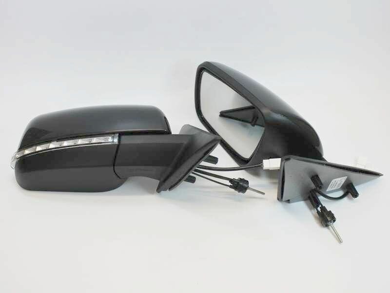 фото Комплект боковых зеркал для ВАЗ 2115-2114, ВАЗ 2108-2109 адаптированных в корпусе от Lada Гранта Лифтбек, тросовая регулировка, с повторителем поворота, без обогрева.