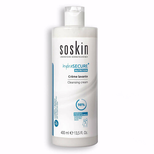 Soskin смягчающее очищающее молочко HYDRASECURE CLEANSING CREAM, 400 мл