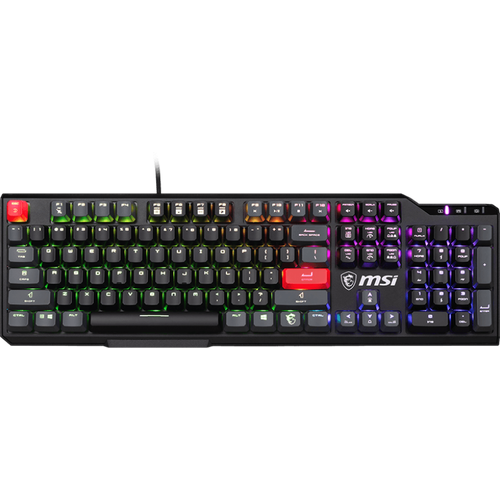 Клавиатура MSI Vigor GK41 Dusk LR Black клавиатура msi vigor gk41 lr ru s11 04ru248 cla