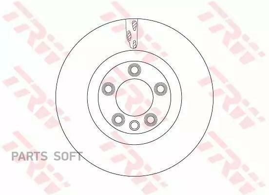 TRW DF6772S Диск тормозной