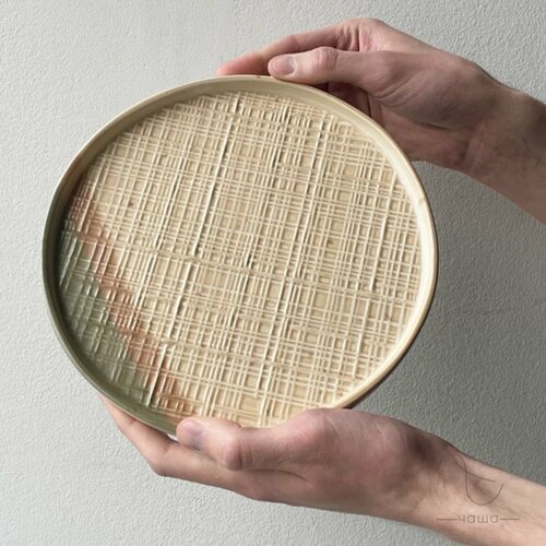 Тарелка керамическая с бортиком 550₽