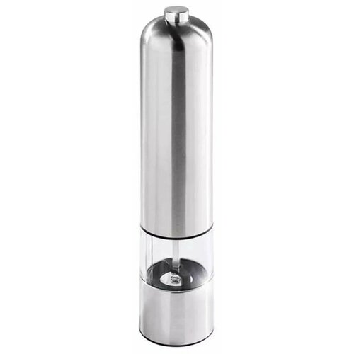 Электрическая перцемолка для специй и приправ (серебристый). Мельница для специй электрическая, Электромельница, Перцемолка электрическая, Мельница для соли, Мельница для перца, Мельница для специй