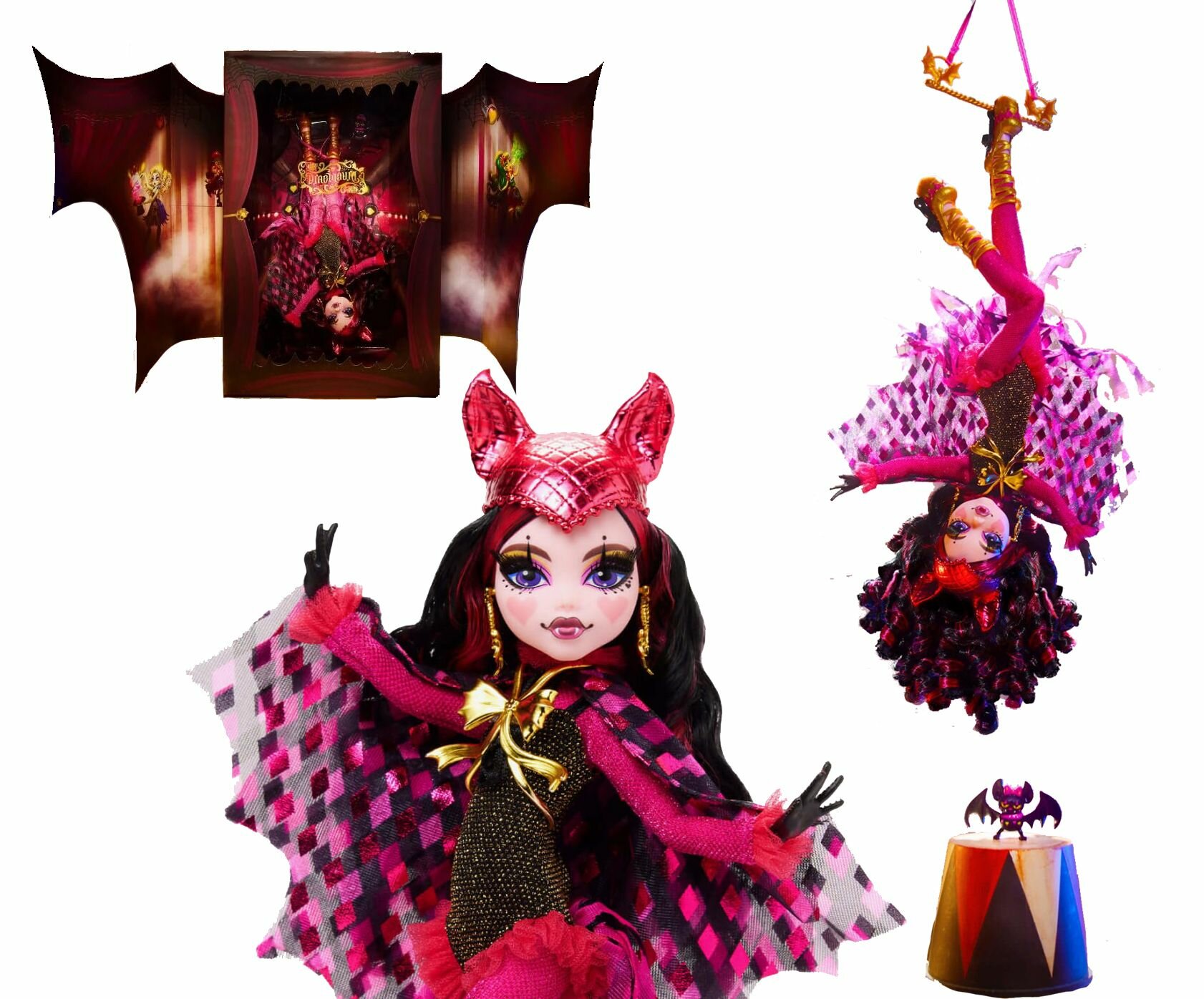 Кукла Дракулаура Freak du Chic эксклюзив Comic Con 2023 Монстер Хай Monster High Draculaura цирк